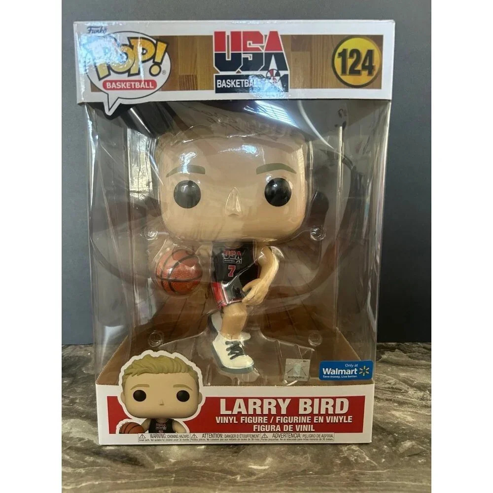 Larry Bird Funko‎ Pop Jumbo #124 (1992 Team USA Navy Uniform) Hardwood Classic​